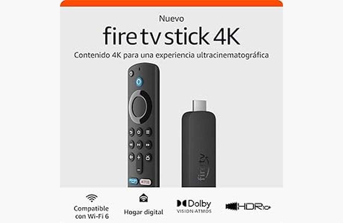 ¡Increíble descuento en el nuevo Amazon Fire TV Stick 4K con Wi-Fi 6, Dolby Vision, Dolby Atmos y HDR10+!