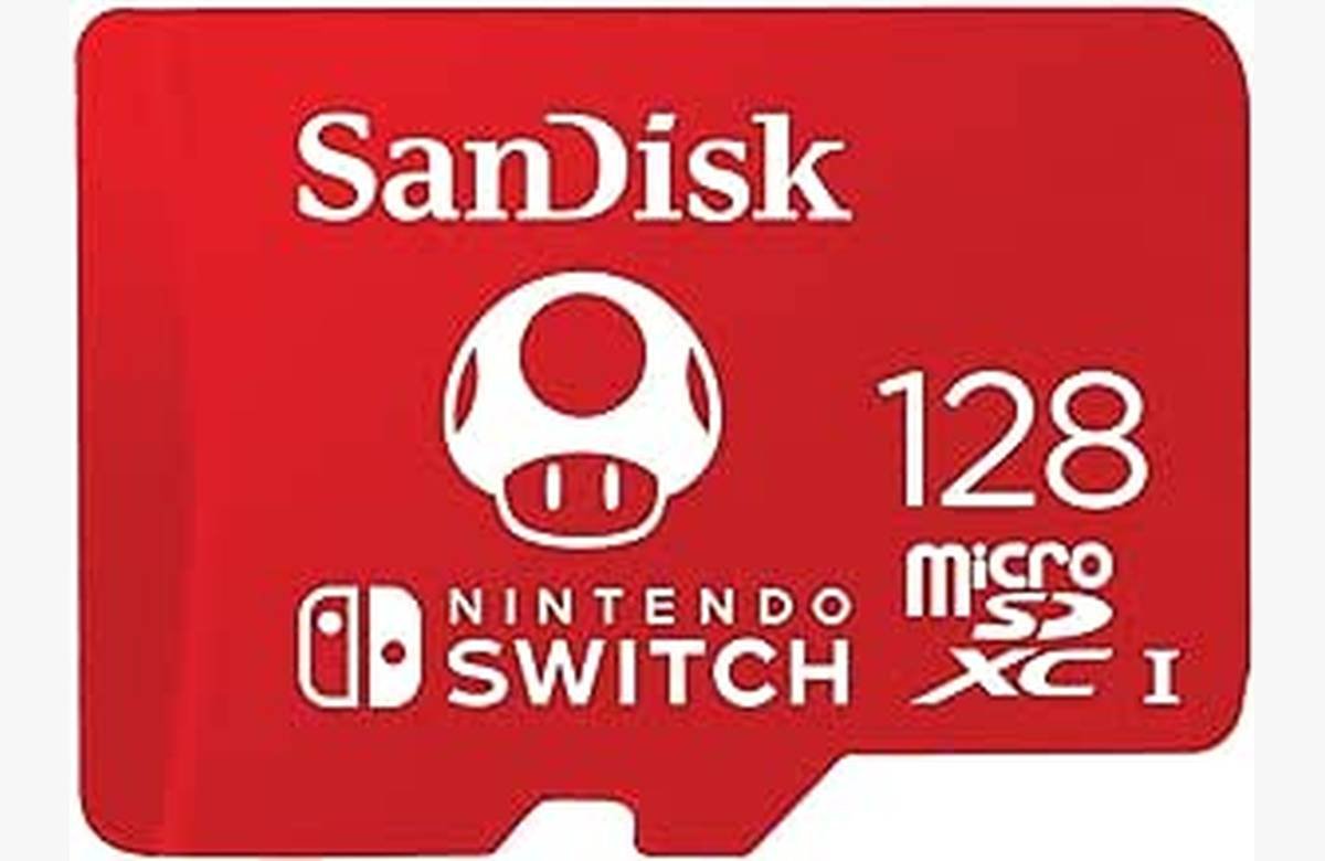 ¡Consigue ya tu tarjeta de memoria SanDisk 128GB para Nintendo Switch a un precio irresistible!