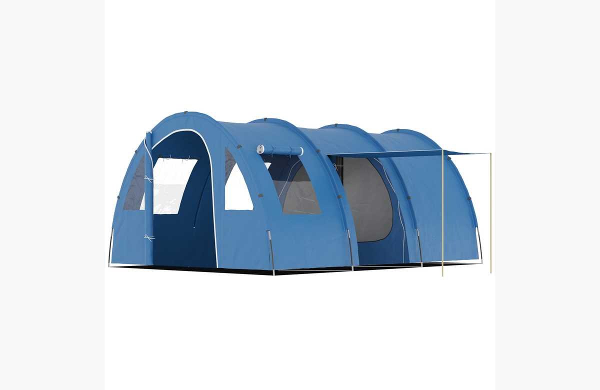 ¡No te pierdas esta increíble oferta! Tienda de campaña familiar resistente al agua para 5-6 personas con envío gratuito.