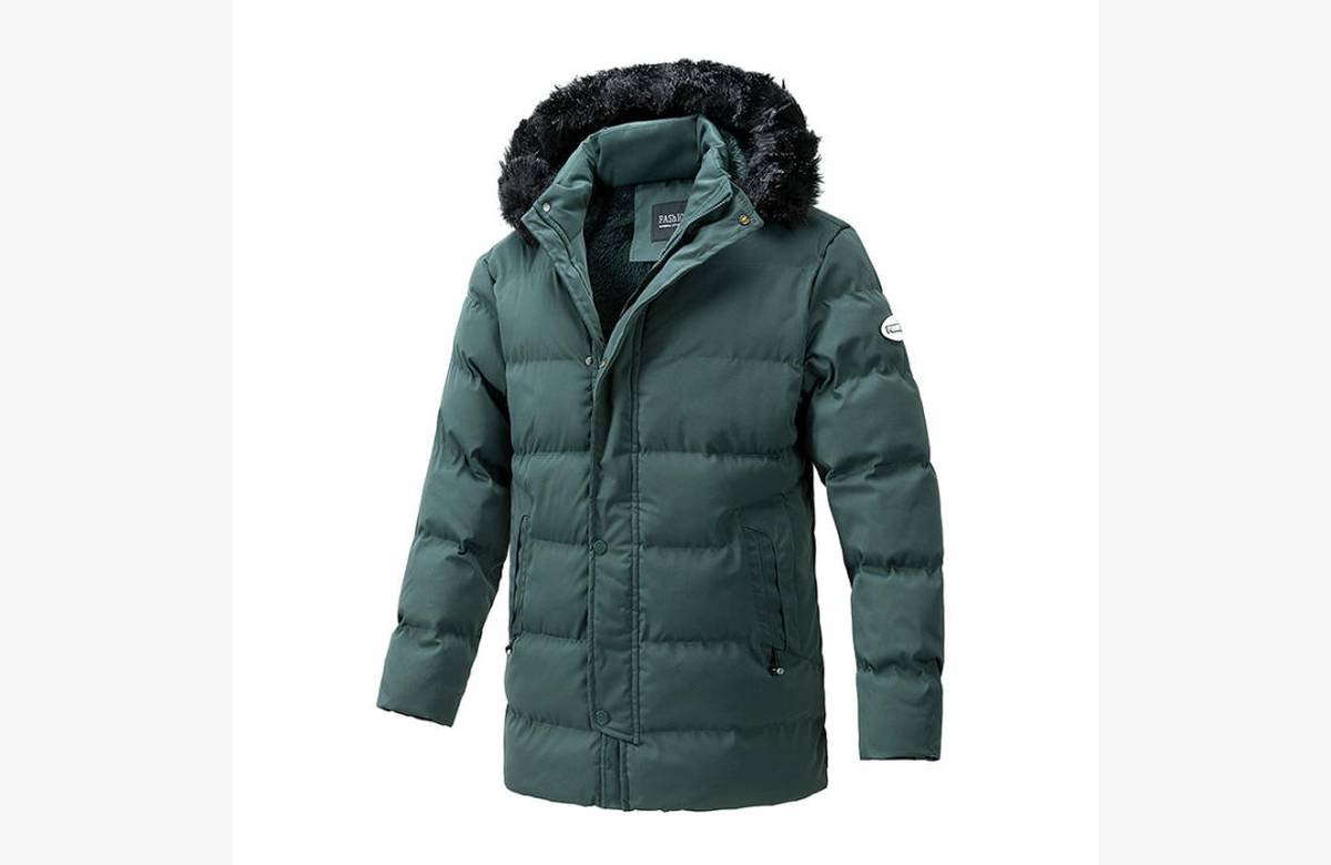 ¡Combate el frío con estilo! Consigue la Parka de lana gruesa con capucha anti-viento y mantente cálido y a la moda en el invierno de 2023.