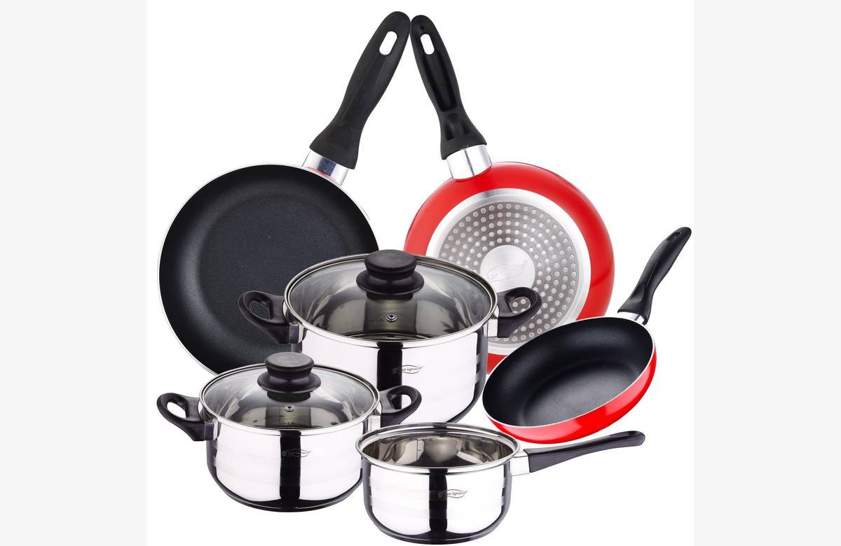 ¡Ahorra dinero y cocina como un profesional con este increíble combo de batería de cocina y set de sartenes!
