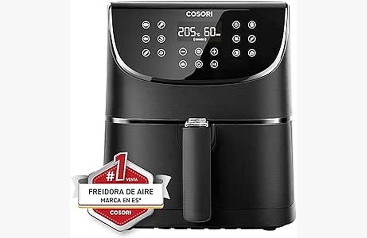 ¡Descuento Increíble en la COSORI Freidora de Aire 5,5 L con 100 Recetas en Español! Cocción Rápida y Saludable, Pantalla Táctil LED ¡Comprala Ahora y Disfruta una Alimentación Deliciosa!