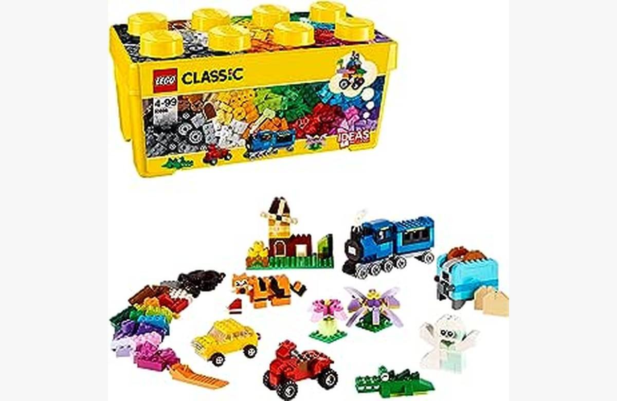 ¡Descuento imperdible en la Caja de Ladrillos Creativos LEGO 10696! Potencia la creatividad de tus niños desde los 4 años.
