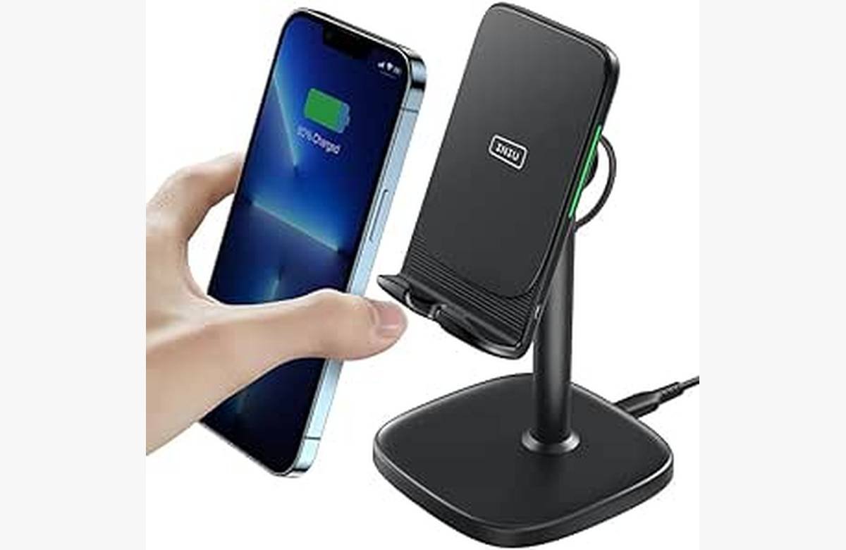 ¡Recarga tu energía al instante con este cargador inalámbrico al 50% de descuento! ¡Olvídate de quedarte sin batería!