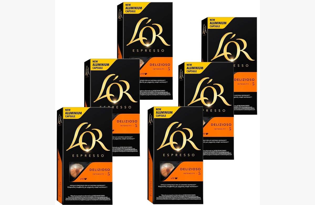 Ahorra un 50% en cápsulas aluminio L’OR compatibles NESPRESSO