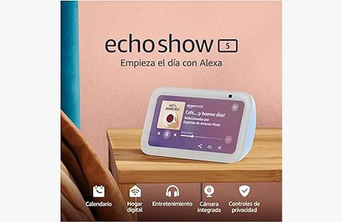 Transforma tu hogar en una experiencia futurista con Echo Show 5: la pantalla inteligente que ilumina tu vida