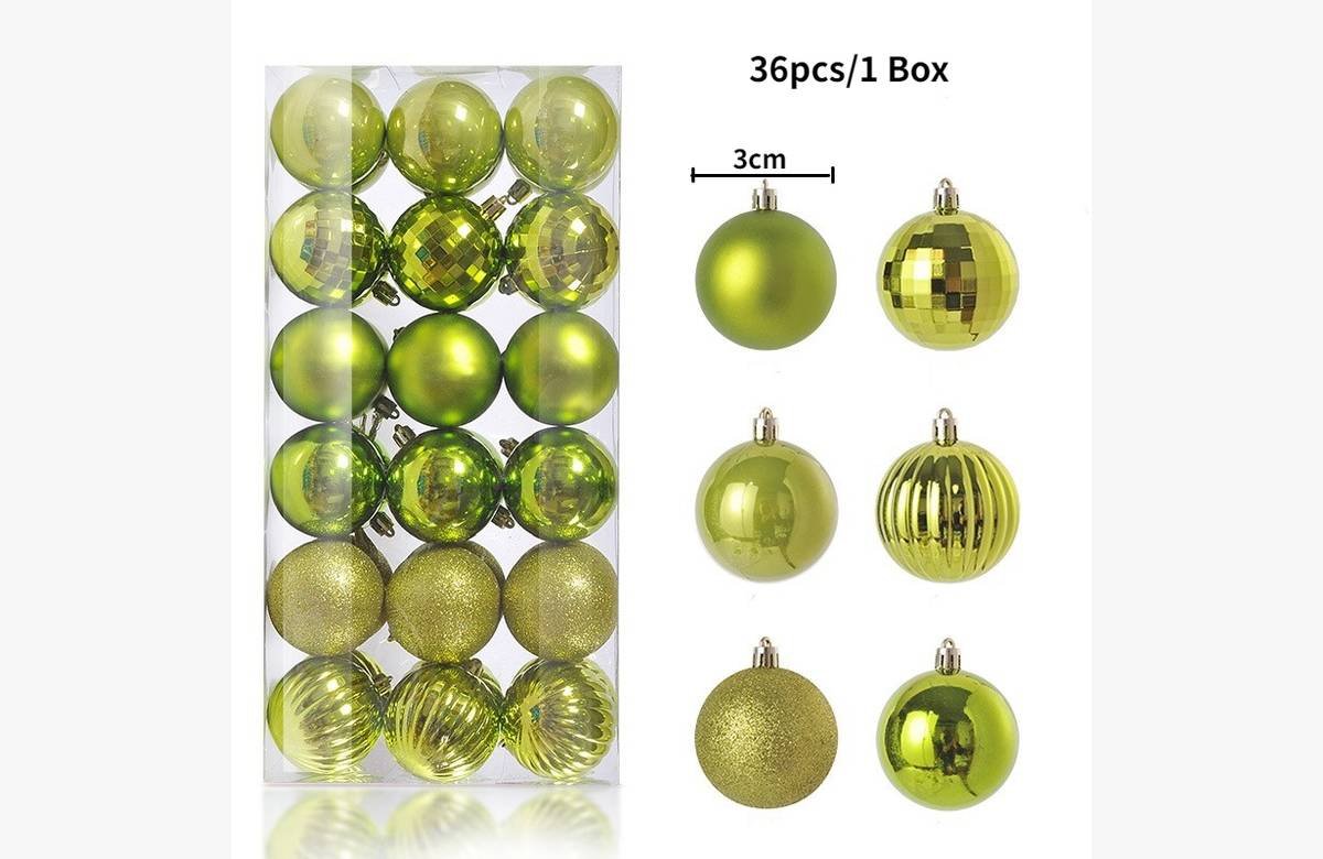 ¡Dale un toque mágico a tu hogar con estas irresistibles bolas navideñas! ¡Aprovecha la oferta limitada de 24/36 piezas para tu árbol de Navidad 2023!