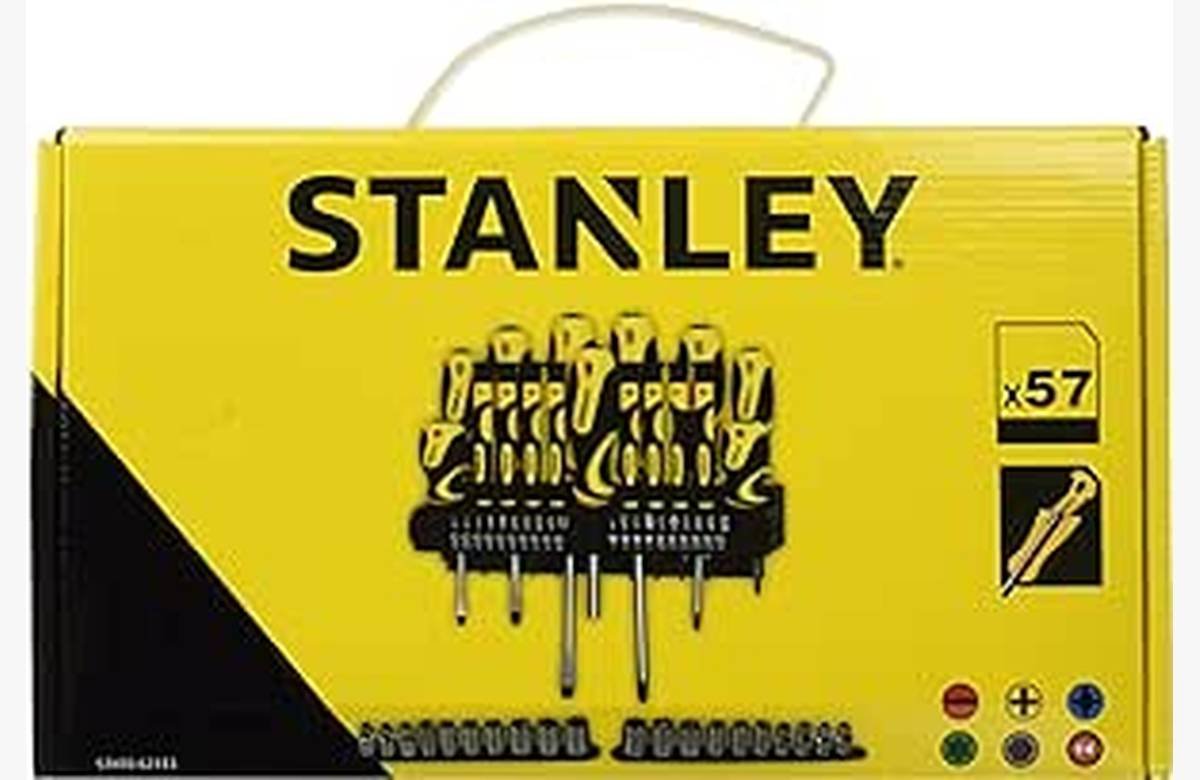 ¡Aprovecha la oferta única en el set de destornilladores Stanley y completa tu caja de herramientas ahora mismo!