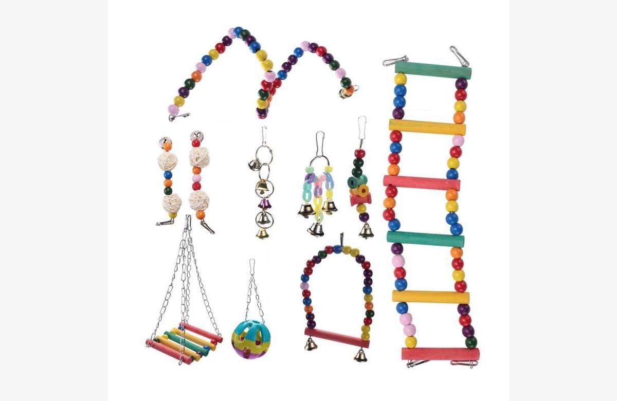 ¡Los juguetes de jaula de pájaros que harán feliz a tu loro!