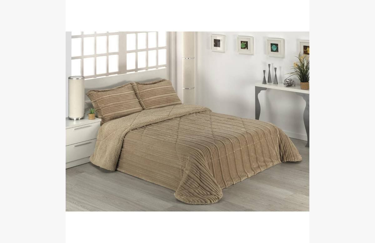 ¡Calidez irresistibile! Edredón sherpa extra grueso para cama matrimonial. ¡Aprovecha esta oferta única ahora!