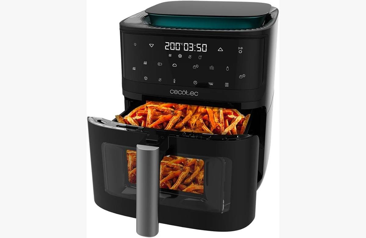 ¡Ahorra un 50% en la increíble freidora de aire Cecotec Cecofry Mist 7000 de 7L!