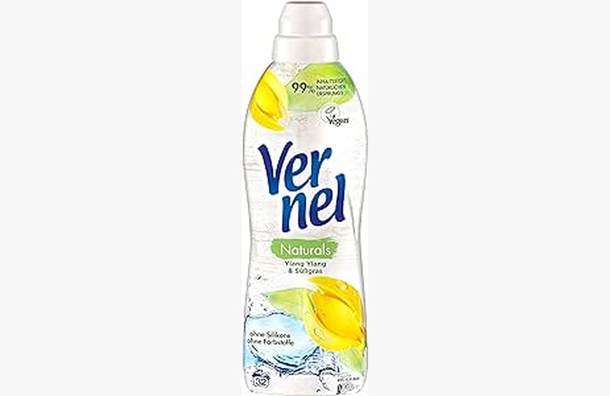 ¡Ahorra ahora con el suavizante Vernel Naturals Ylang Ylang & Hierba dulce!