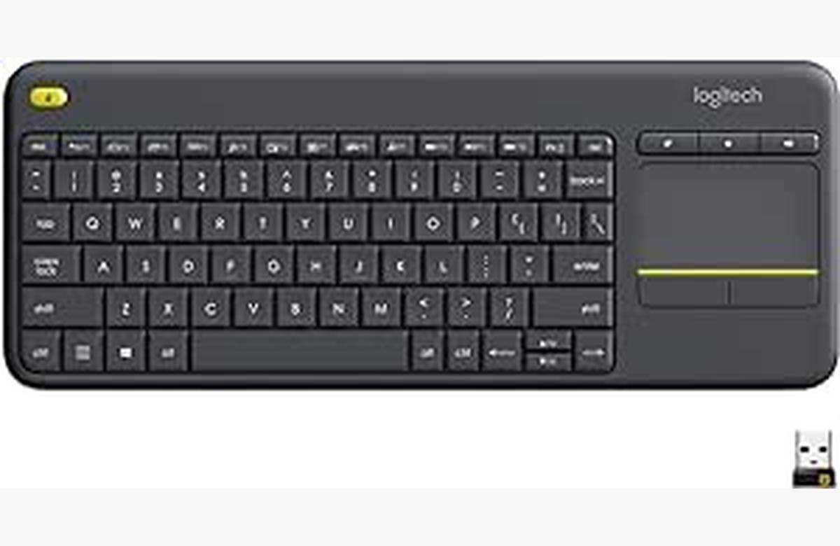 Controla tu entretenimiento al máximo con el teclado táctil inalámbrico Logitech K400 Plus para TV ¡No te quedes atrás!