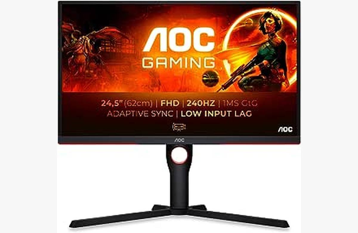 ¡Eleva tu juego con el monitor AOC Gaming 25G3ZM/BK! ¿Listo para la experiencia extrema de 240 Hz y 0.5 ms MPRT?