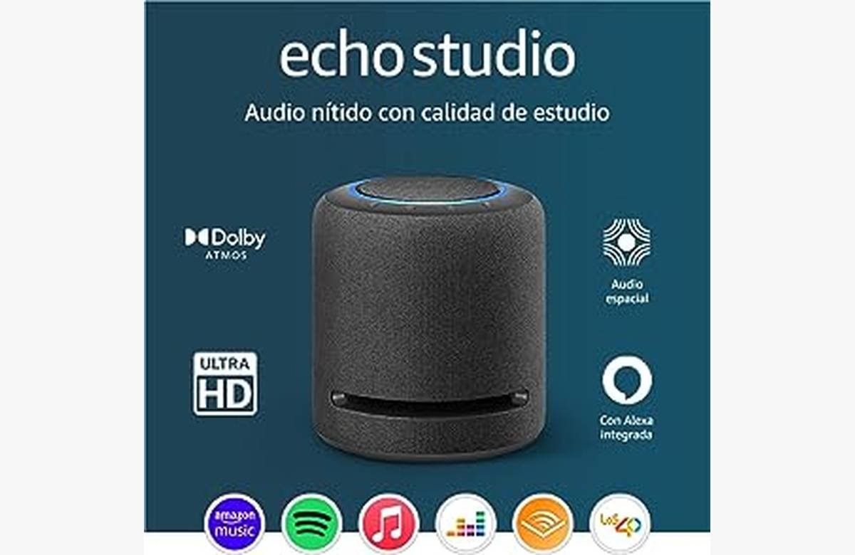 ¡Descubre el poder del sonido perfecto con Echo Studio de Amazon!
