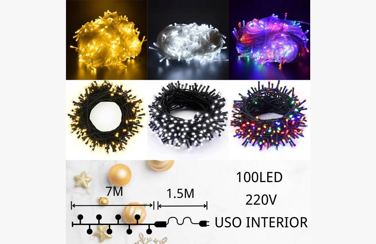 Decora tu Navidad con el brillo inigualable de las Luces de Navidad Home Solazzia