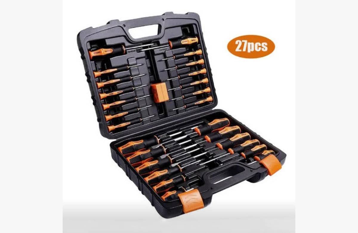 ¡Ahorra un 50% en el set de destornilladores magnéticos TACKLIFE de 27 piezas con estuche!