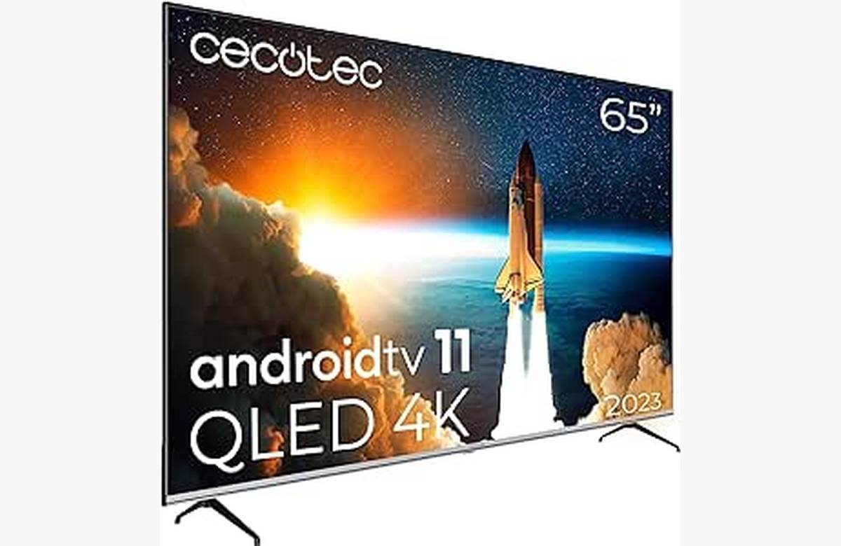 ¡La mejor oferta! Televisor QLED 65 Cecotec: Android 11, Dolby Vision y Atmos. ¡50% de descuento!