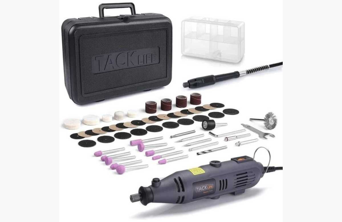 ¡Aprovecha esta oportunidad única! Herramienta Rotativa Amoladora Eléctrica 135W con 60 PCS a precio increíble