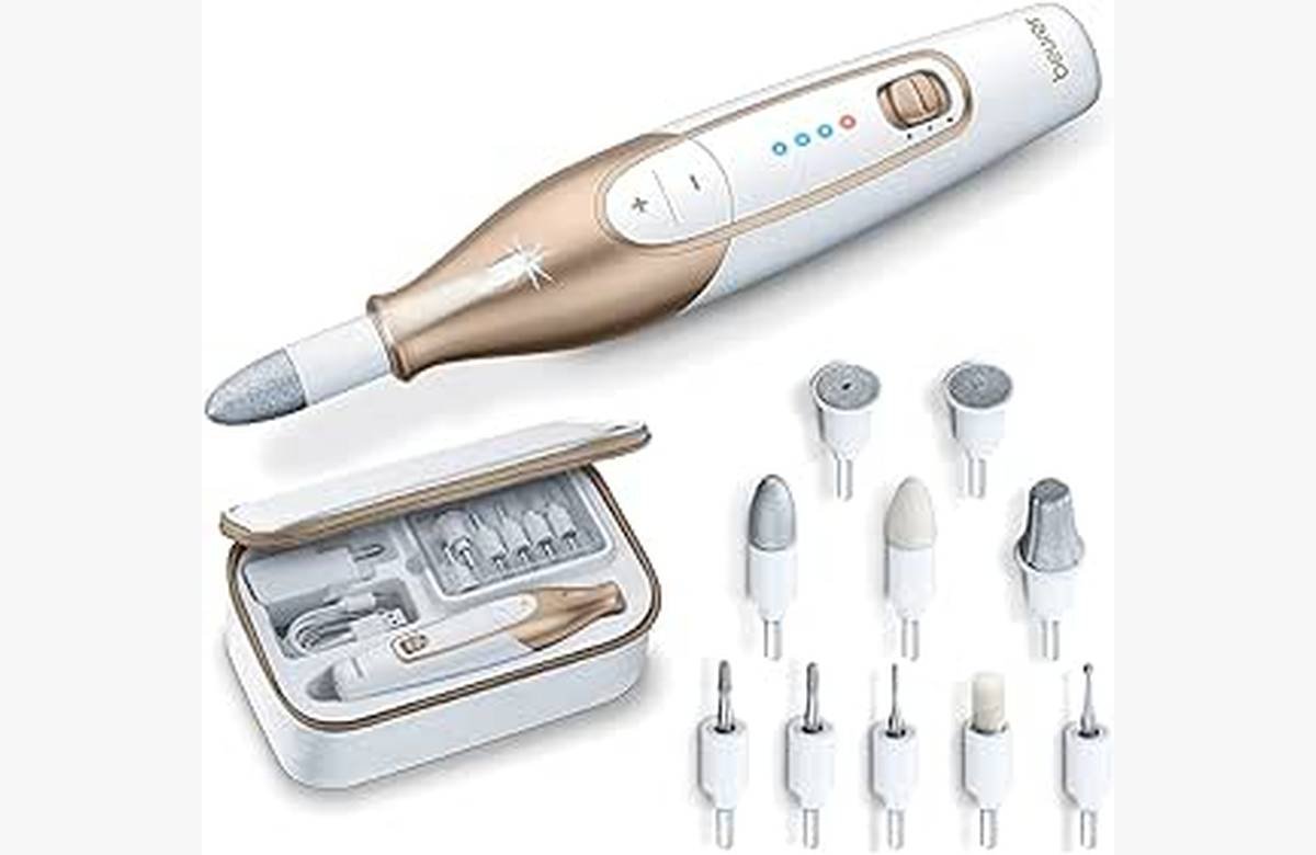 Consigue uñas perfectas con el set de manicura y pedicura Beurer MP 64 ¡Con accesorios, luz LED y batería recargable! ¡Compra ya!