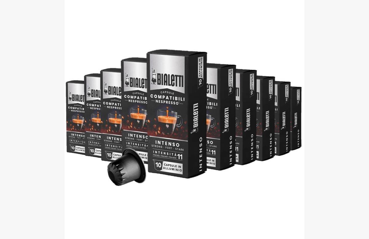 ¡Café explosivo y aromático al alcance de todos! Aprovecha esta oferta exclusiva: Bialetti Cápsulas de Café 100 caps – Mezcla Intenso. ¡Intensidad 11 para despertar tus sentidos! ¡No te lo pierdas!
