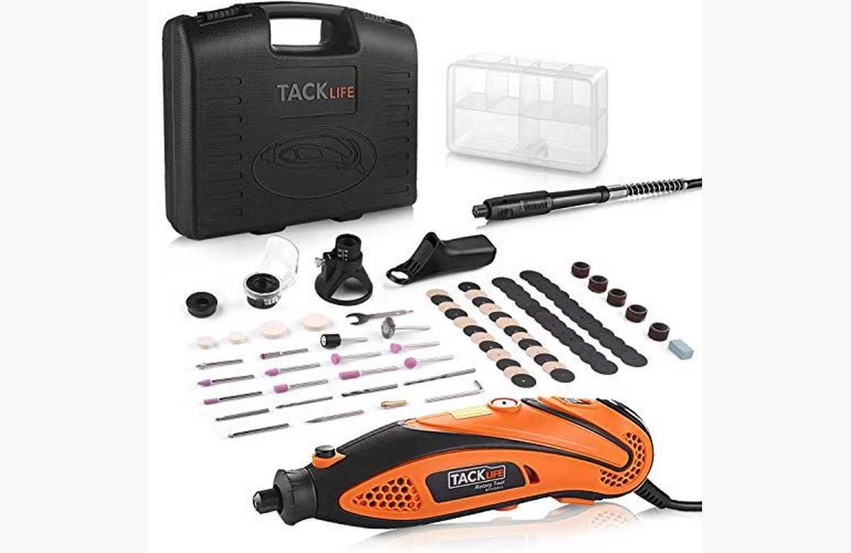 ¡Aprovecha esta oportunidad única! Amoladora Eléctrica Multiherramienta 135W con 80 Accesorios y Eje Flexible – TACKLIFE RTD35ACL, la elección perfecta para tus proyectos.