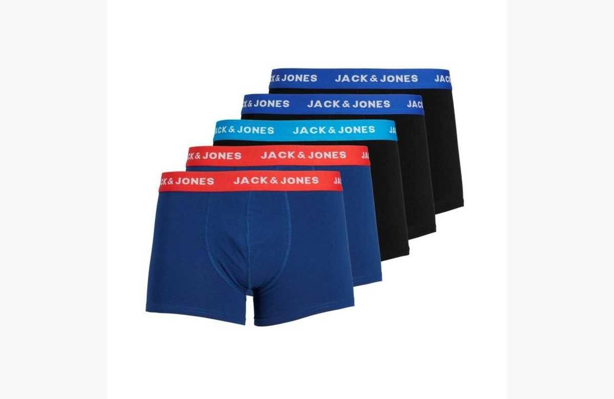 ¡Consigue tu estilo perfecto con el Pack de 5 boxer JACK&JONES para hombre a precio irresistible!