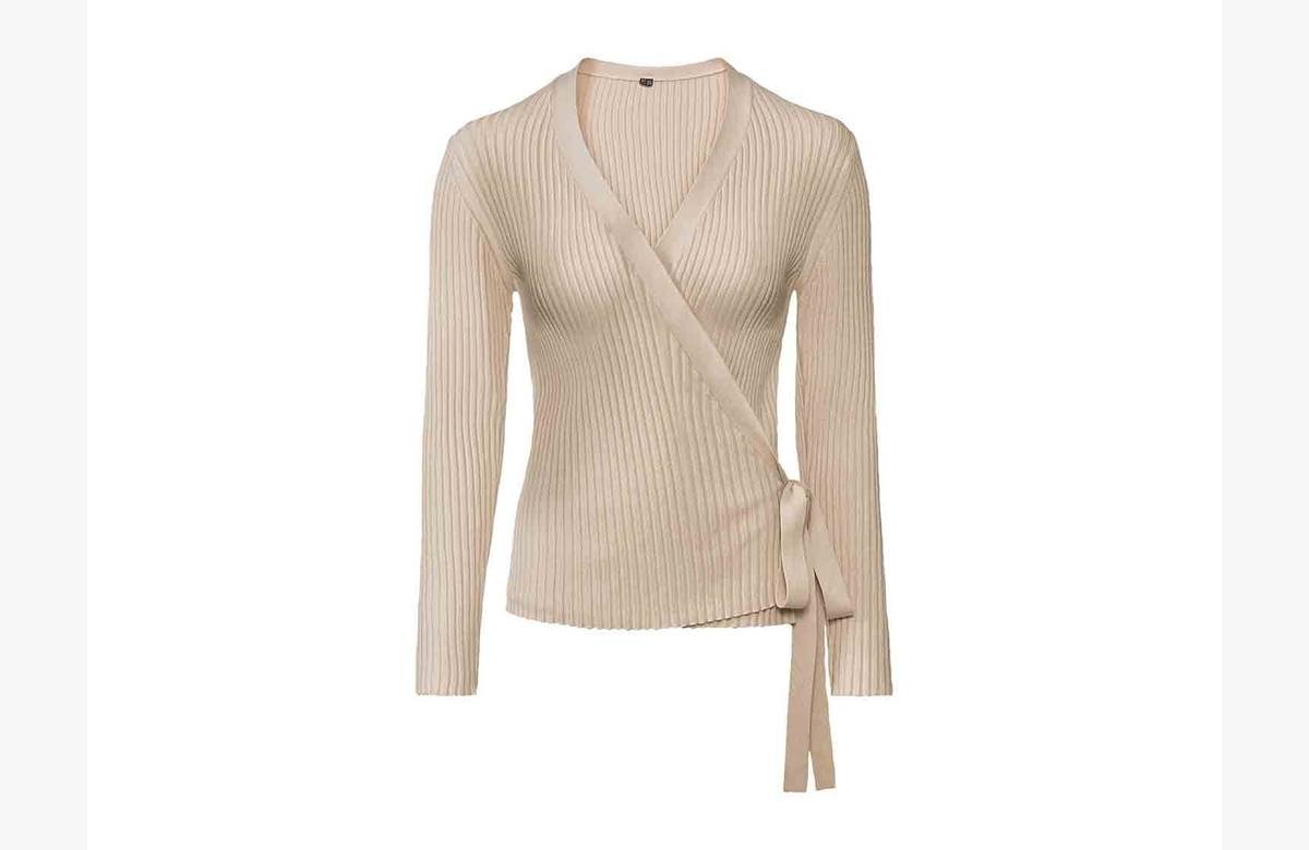 ¡Increíble descuento en cárdigan de canalé cruzado para mujer! ¡Aprovecha esta oportunidad única y hazlo tuyo ahora mismo!