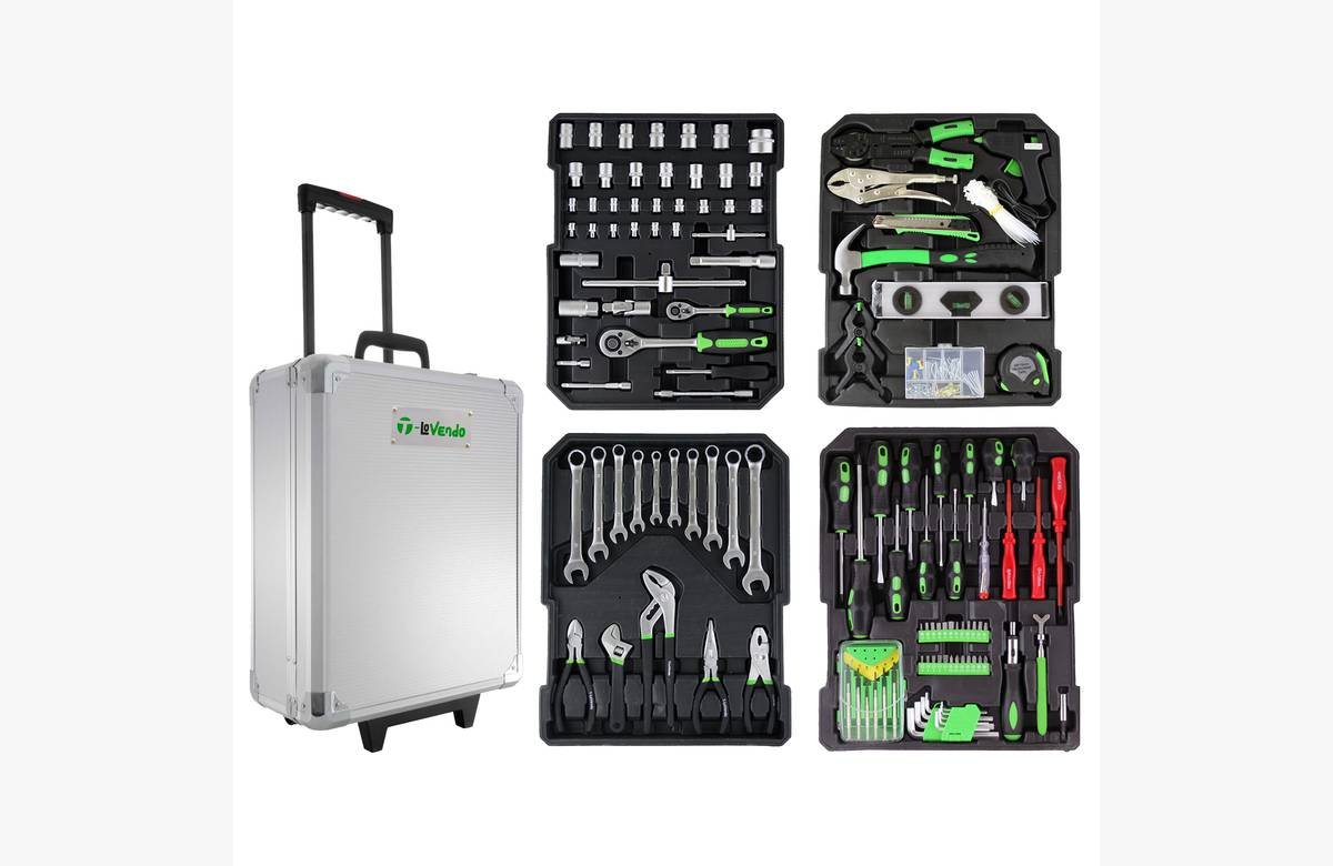 ¡Maletín trolley con 399 herramientas de alta calidad para profesionales! ¡Aprovecha esta oferta exclusiva!