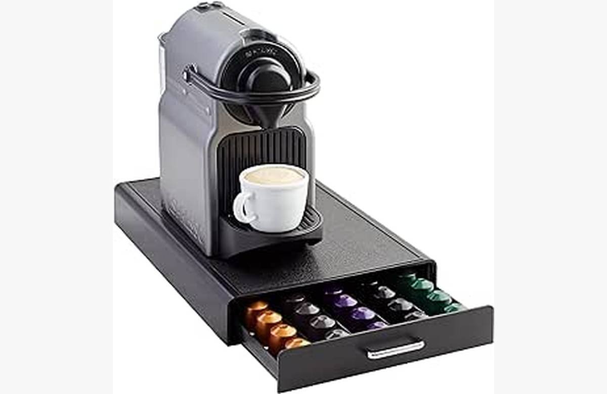Descuentos impresionantes en organizadores de cápsulas Nespresso en Amazon Basics