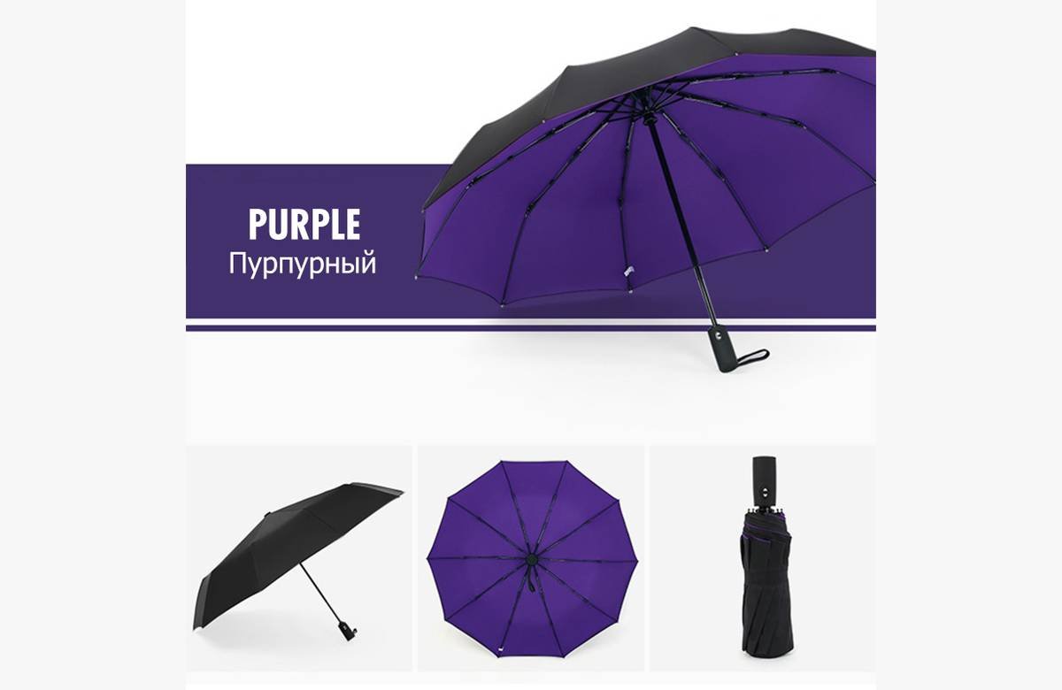 La mejor protección contra la lluvia: Paraguas automático de doble capa, irrompible y de 105cm ¡Dile adiós a los días mojados!
