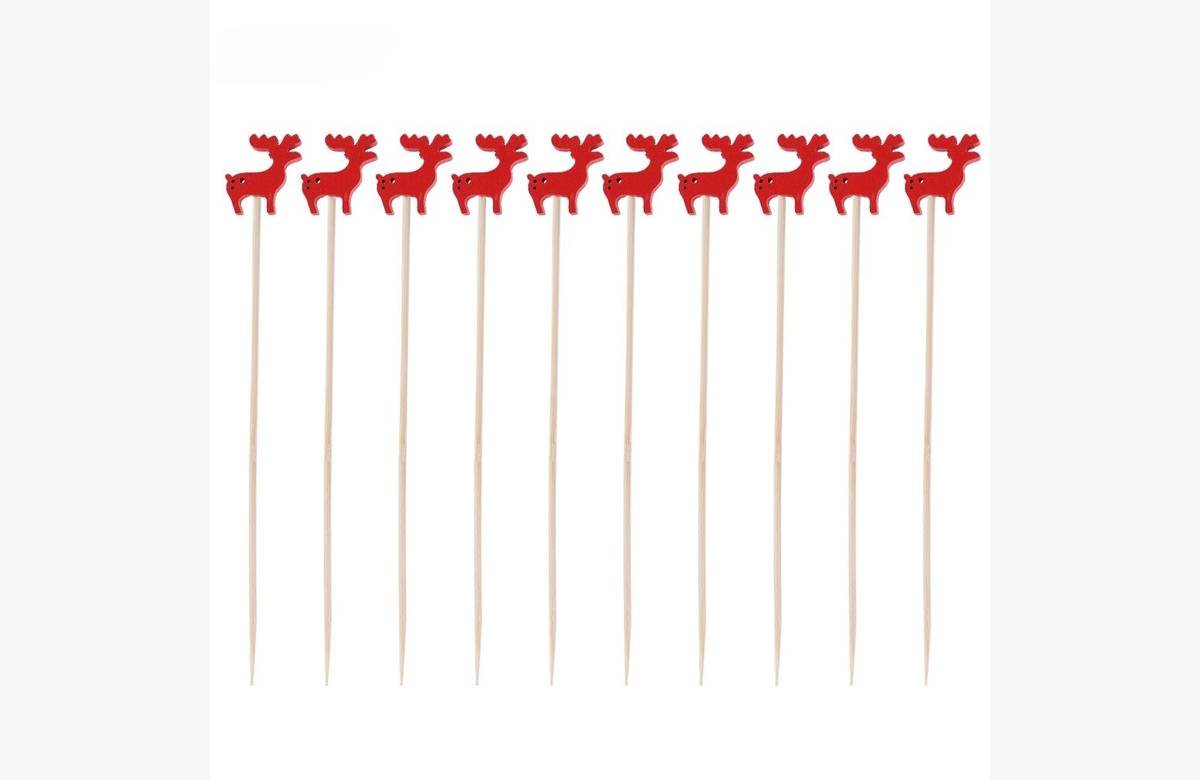¡Aprovecha esta oferta única en pinchos de bambú para tu fiesta navideña!