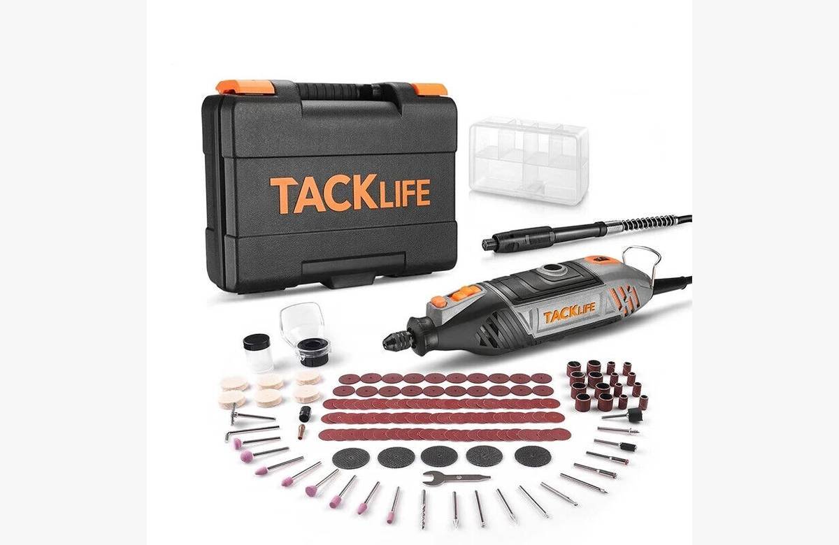 ¡Maximiza tu poder creativo! Descuento increíble en el Kit de herramientas rotativas TACKLIFE RTSL50AC, motor de 135W