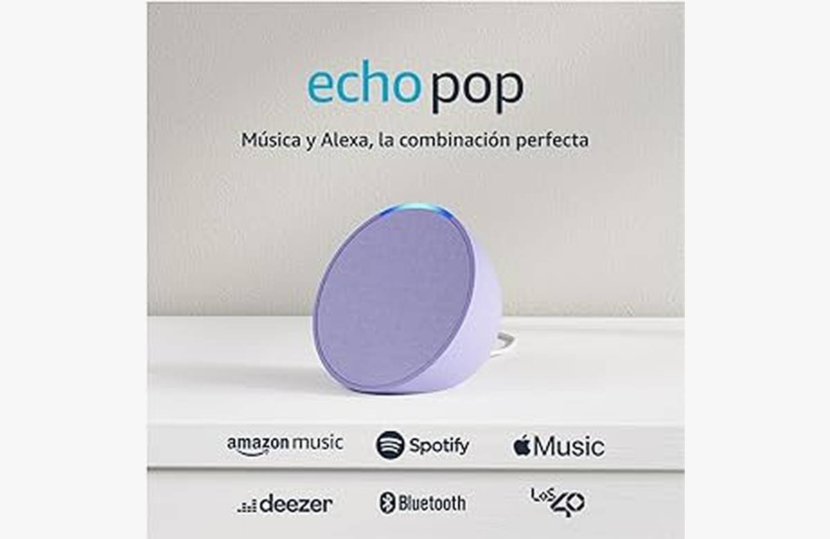 Dale vida a tu música con el Echo Pop Lavanda: potencia y estilo en un altavoz inteligente Bluetooth ¡Aprovecha esta oferta!