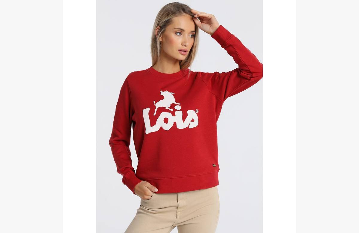 ¡Sudadera LOIS JEANS a precio de regalo! ¡No te quedes sin lucir a la moda!