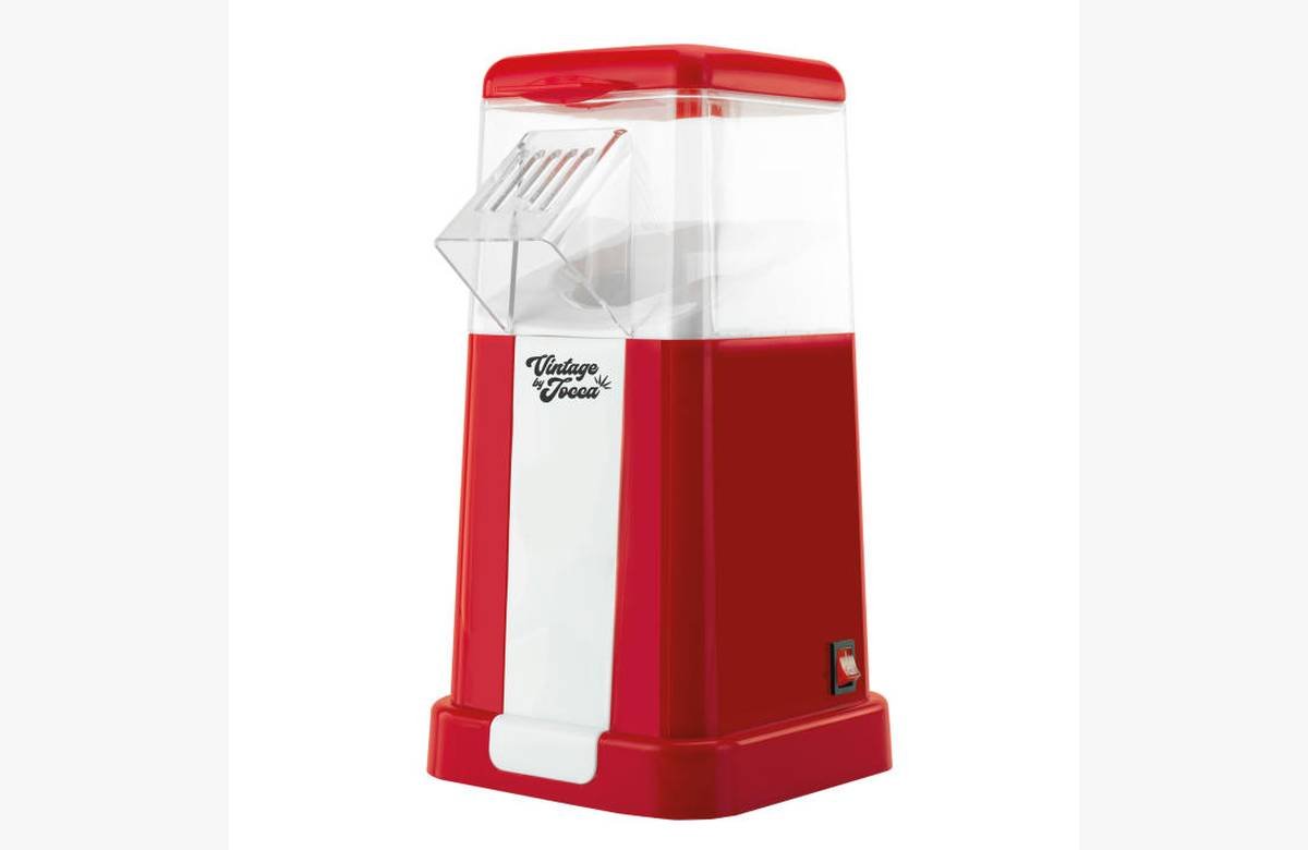 ¡Haz estallar una experiencia deliciosa con el palomitero retro Jocca de 1200W en solo 3 minutos!