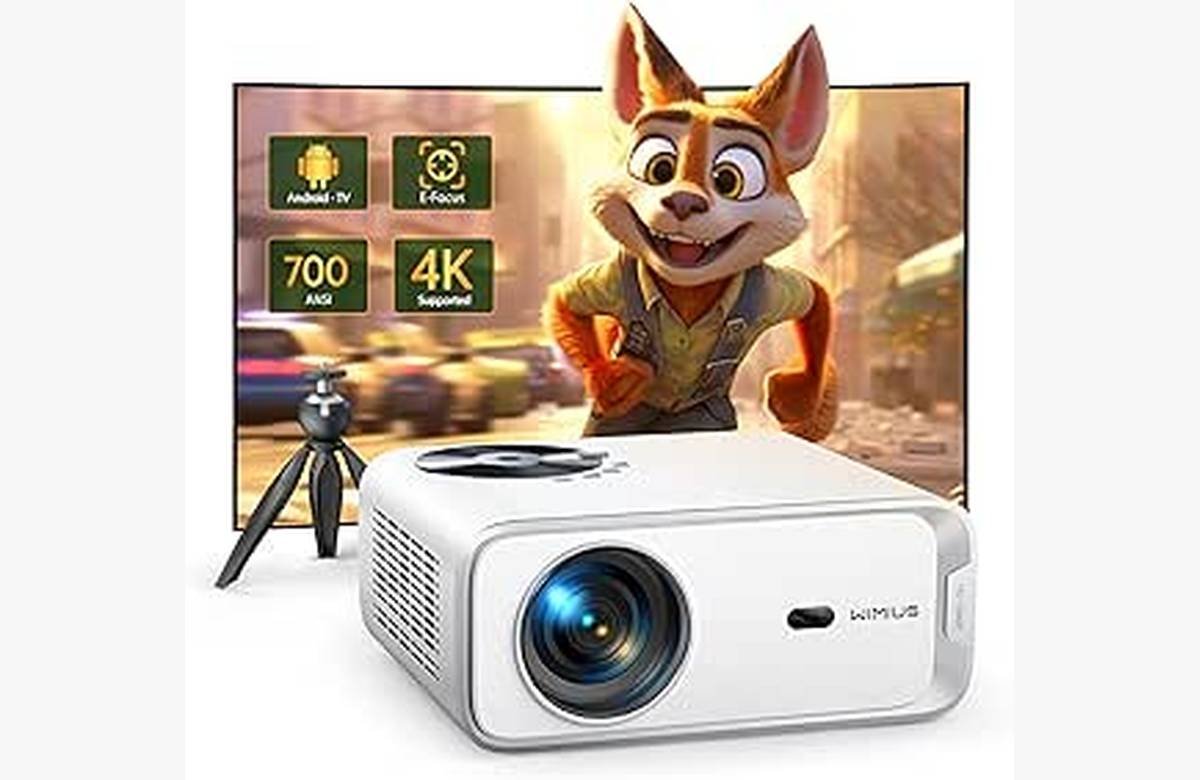 ¡Transforma tu hogar en una sala de cine con este proyector Android TV 4K con descuento del 33%!