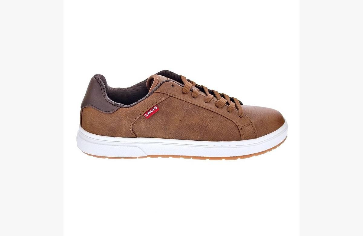 ¡Zapatillas Levis Piper Marrón de hombre en cuero! ¡Oferta única, no te lo pierdas!