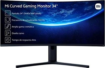 Aprovecha el súper descuento en el monitor Xiaomi Mi Curved Gaming de 34 WQHD y lleva tus partidas al siguiente nivel