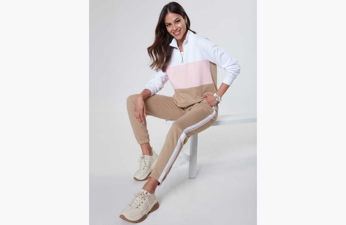 ¡No pierdas la oportunidad de lucir a la moda con este chándal de 2 piezas!