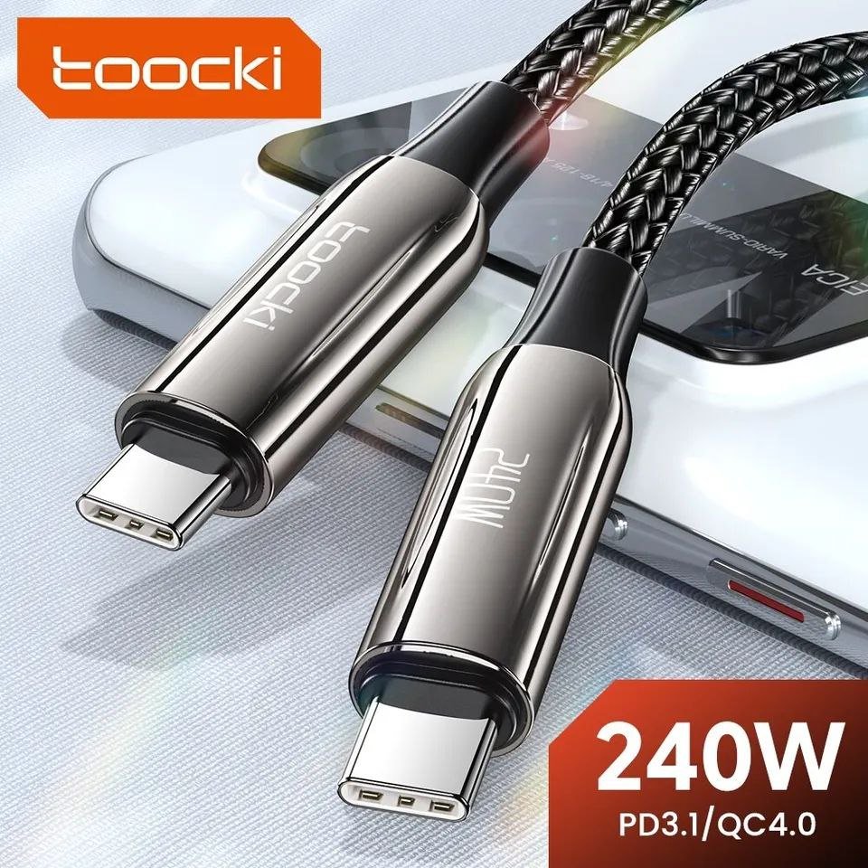 ¡Aprovecha el descuentazo de bienvenida en el cable Toocki USB Tipo C de carga ultrarrápida de hasta 240W!
