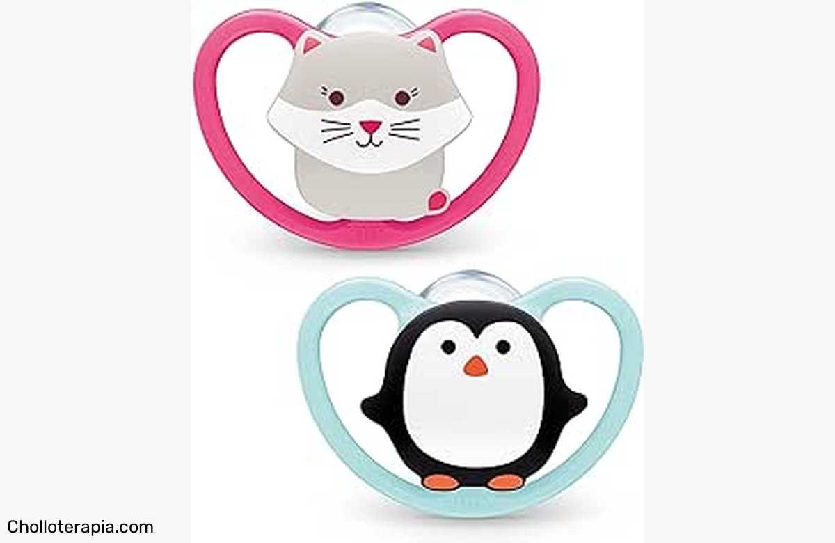¡Chupetes NUK Space: Cuida de la piel sensible de tu bebé al mejor precio con ventilación extra!