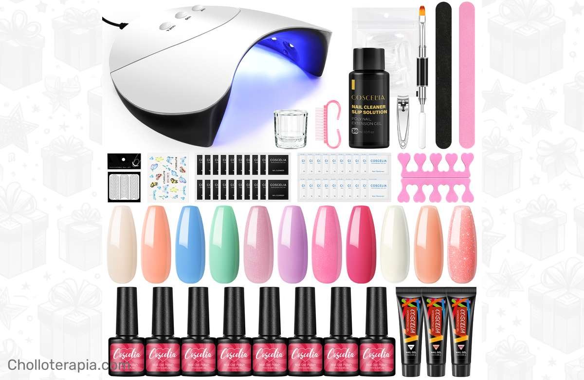 Deslumbra con uñas perfectas: ¡El set de esmaltes en gel COSCELIA que te hará brillar!