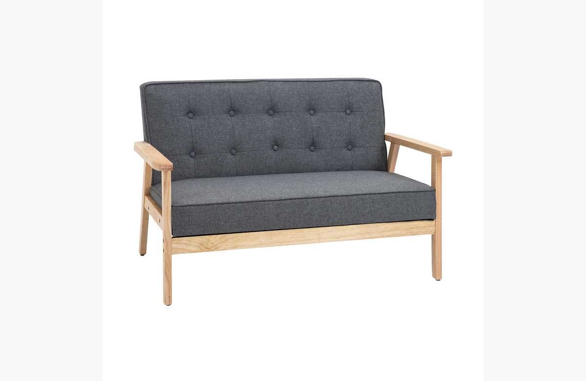 ¡Sofá HOMCOM de 2 Plazas: La clave para un hogar confortable y con estilo!