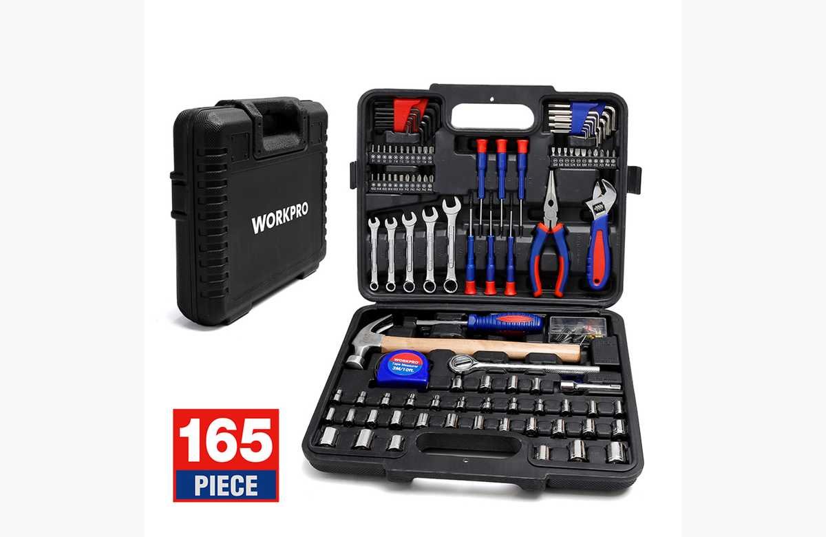 Completa tu kit de herramientas ahora mismo y ahorra: ¡165 piezas imprescindibles para el hogar!