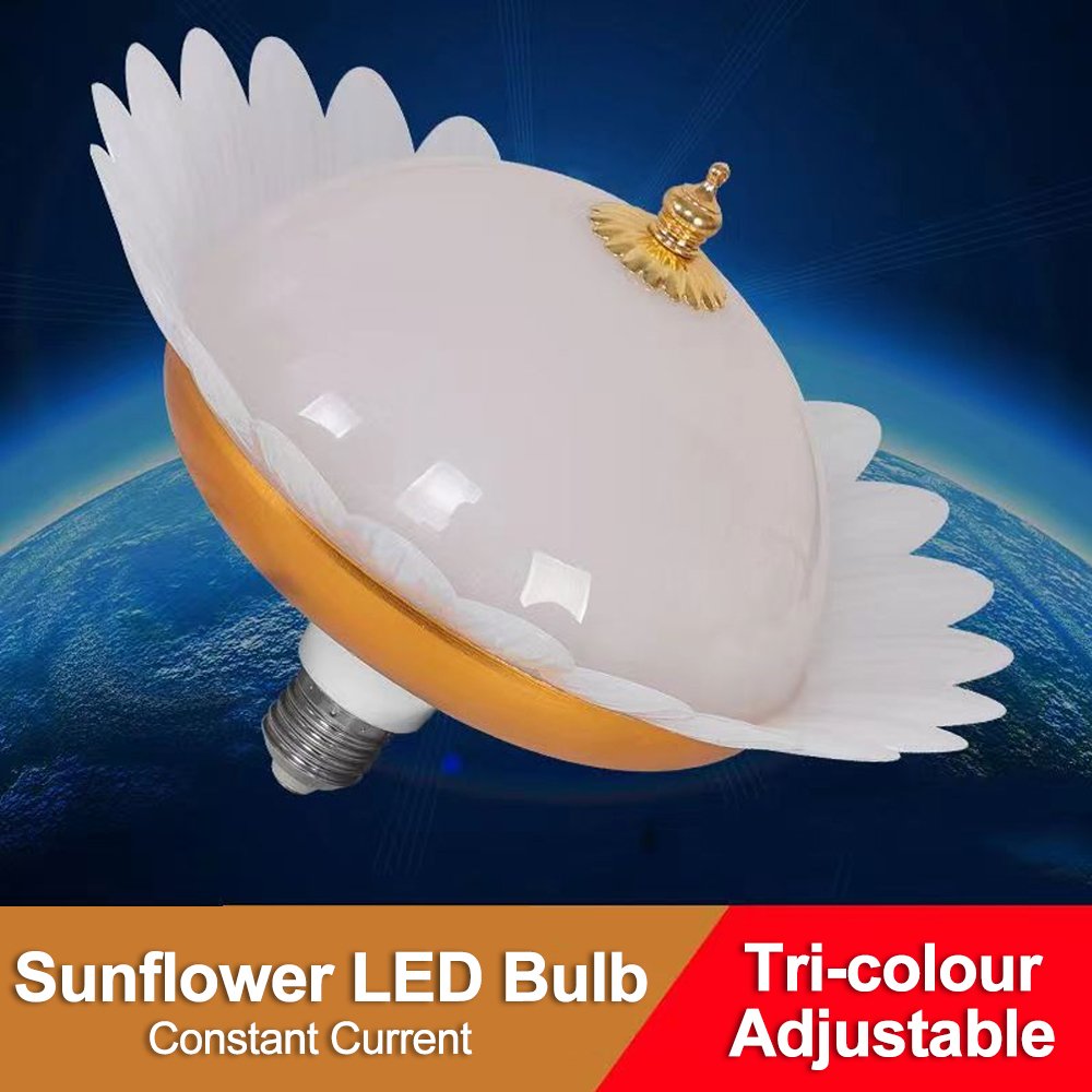 ¡Ilumina tu vida con esta bombilla LED de 25W E27 con forma de flor! ¡No podrás resistirte a su encanto!
