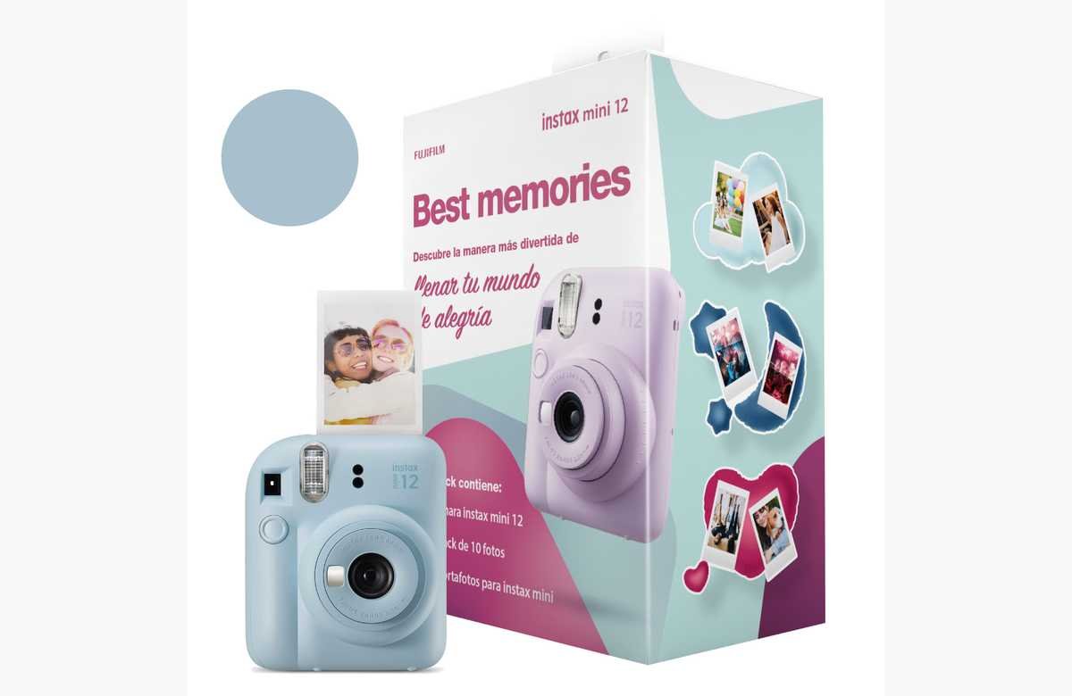 No te pierdas la oportunidad de capturar momentos únicos con el Pack Cámara instax mini 12 al mejor precio