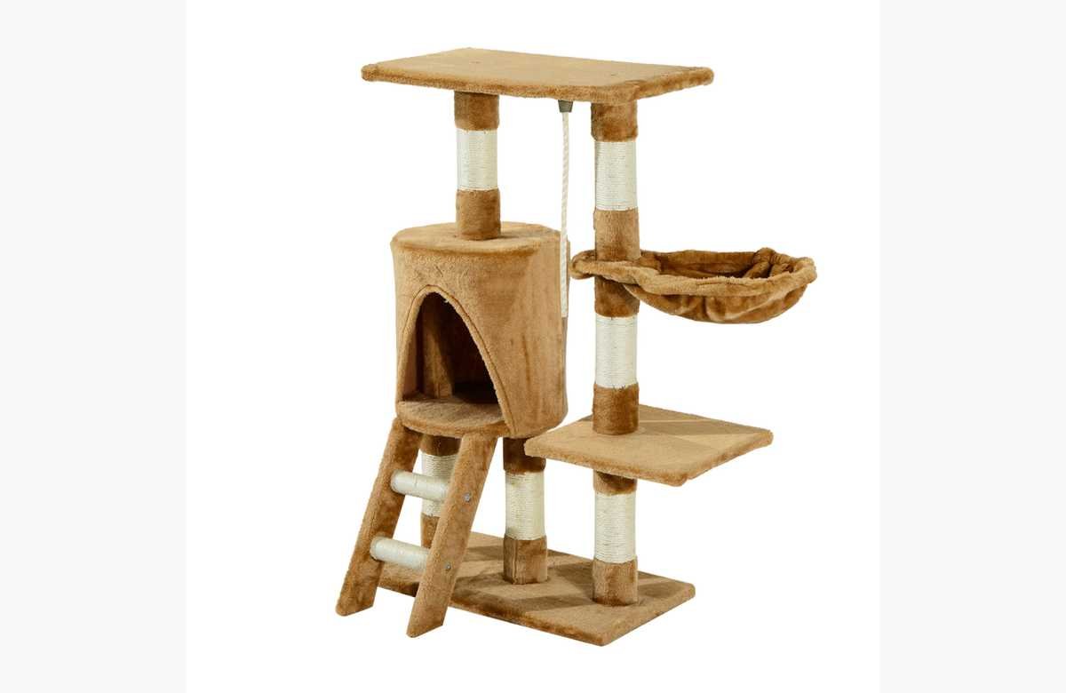 Consiente a tu gato con el rascador PawHut: ¡El sueño felino que tu mascota necesita!