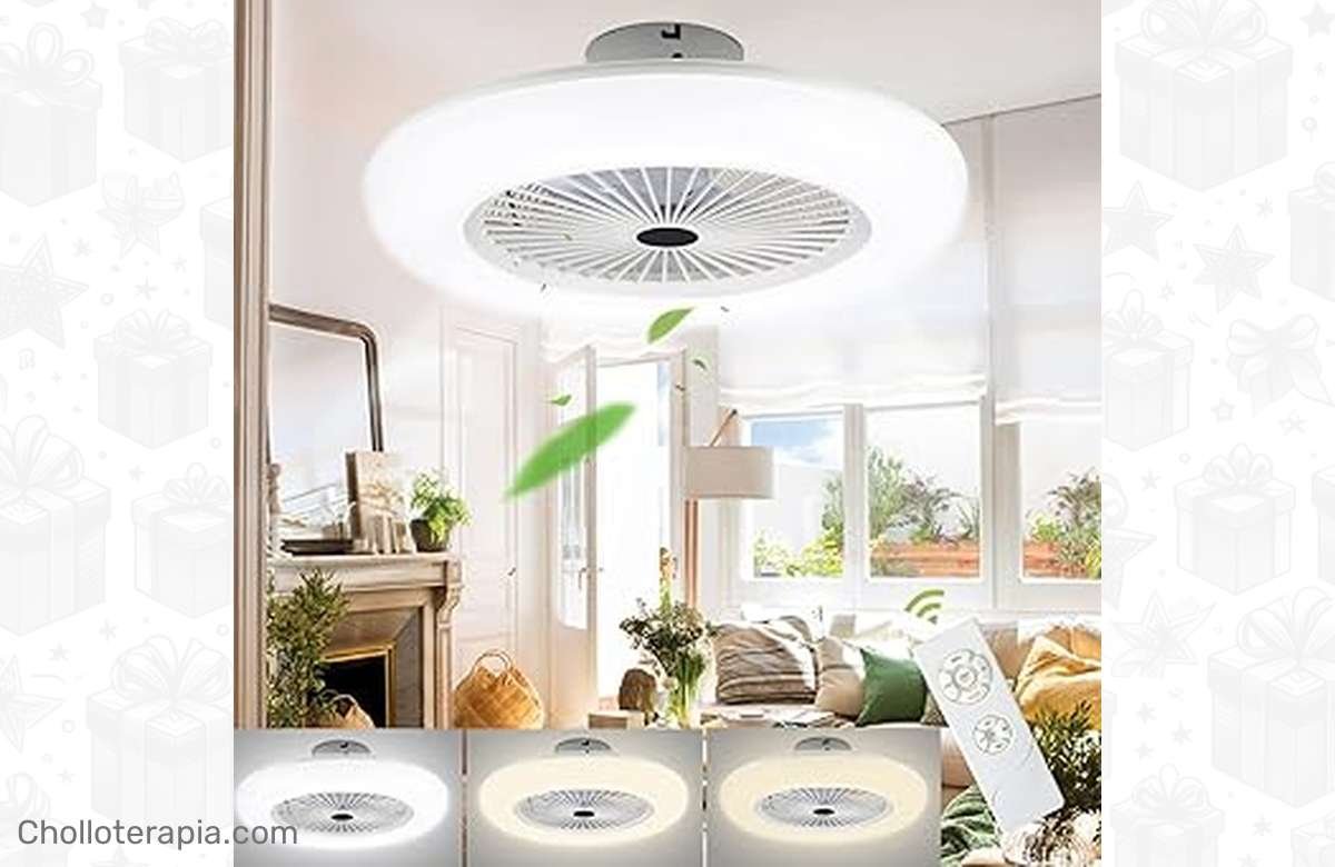 Refresca tu hogar con el Ventilador de Techo SWANEW 80W: ¡30% de descuento y comodidad asegurada!