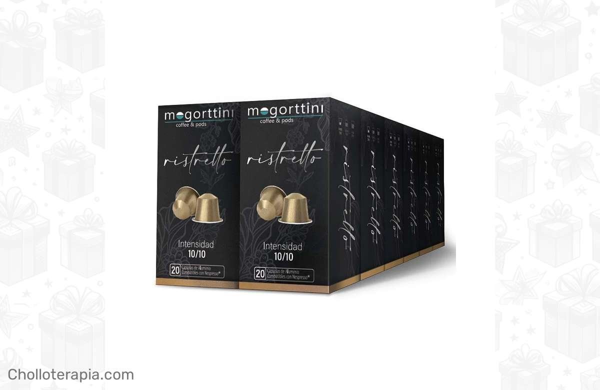 ¡240 cápsulas de Ristretto alucinantes para tu Nespresso! Disfruta del auténtico sabor italiano en cada taza.